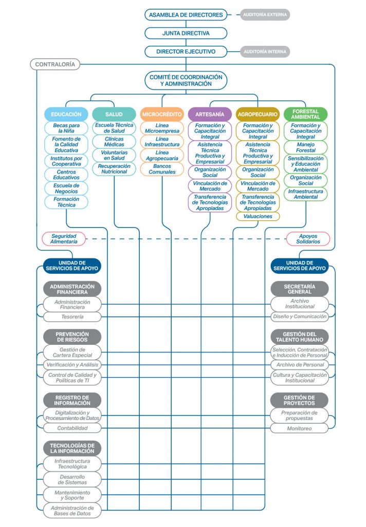 Organigrama institucional 2022