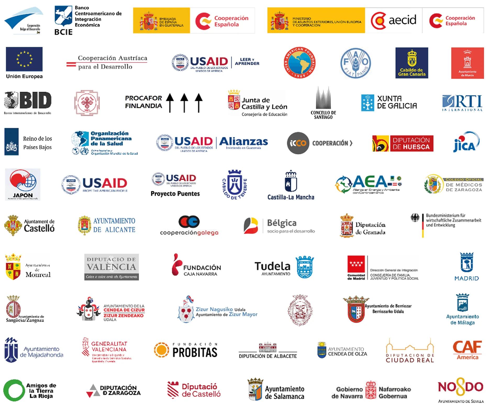 Logos agencias de cooperación