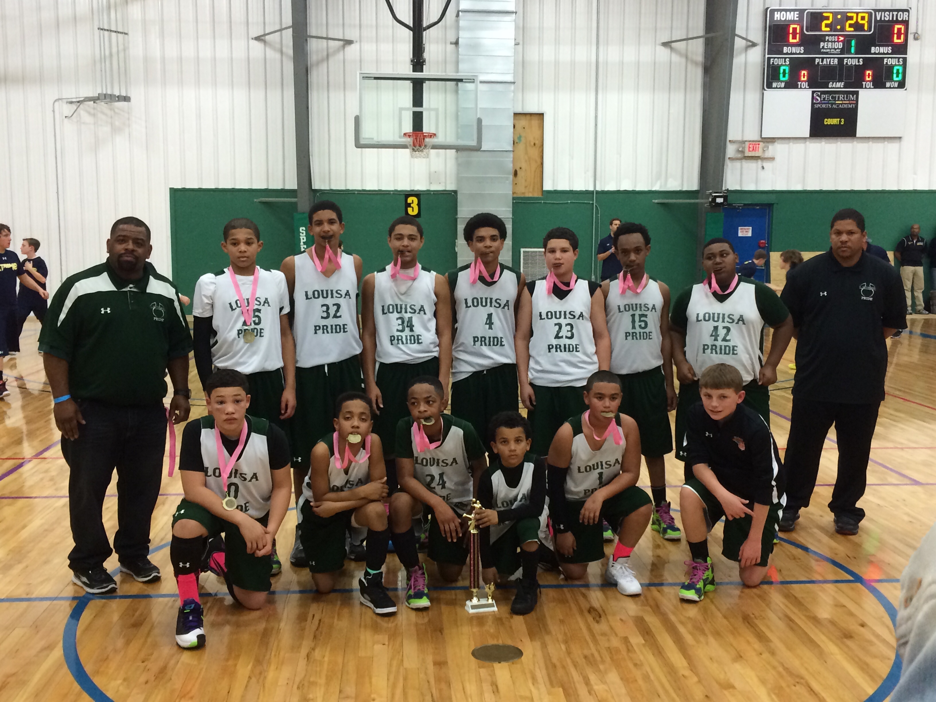 Louisa Pride 7th Grade Boys Basketball AAU Fundly