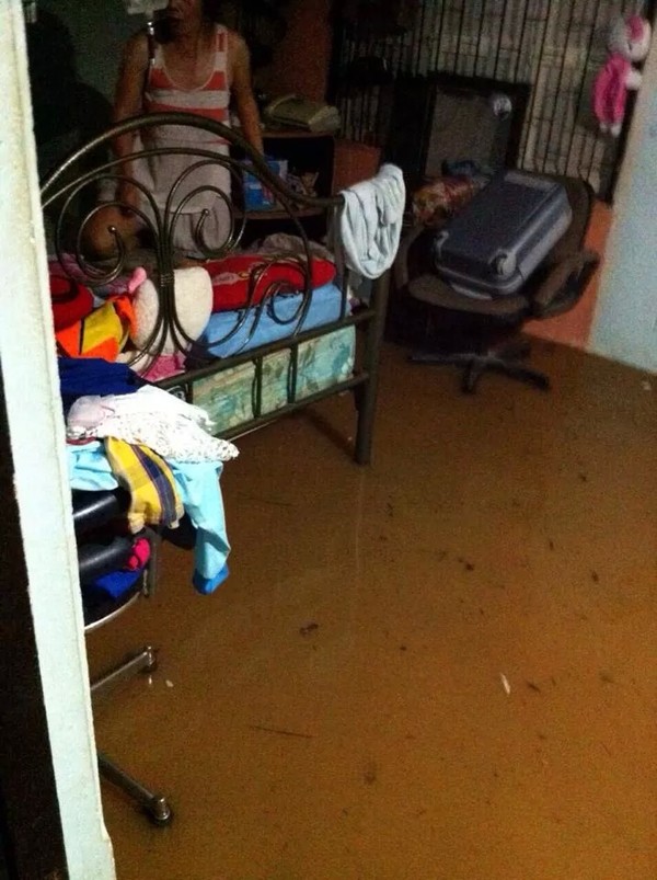 Flooded room Flooded room