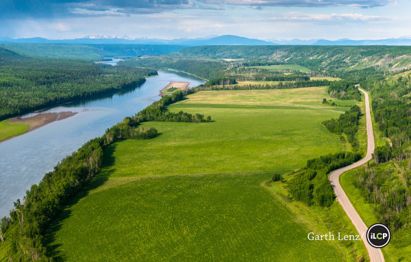 The south facing slopes along the Peace River are some of the most fertile agricultural land in the north. The south facing slopes along the Peace River are some of the most fertile agricultural land in the north.