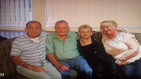 Tom with his Dad, Mum and partner Joan 1 week before results. Tom with his Dad, Mum and partner Joan 1 week before results.