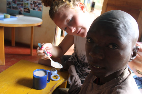 Children who use wheelchairs are often unable to get to centers for therapy and nutritional supports during rainy season. Children who use wheelchairs are often unable to get to centers for therapy and nutritional supports during rainy season.