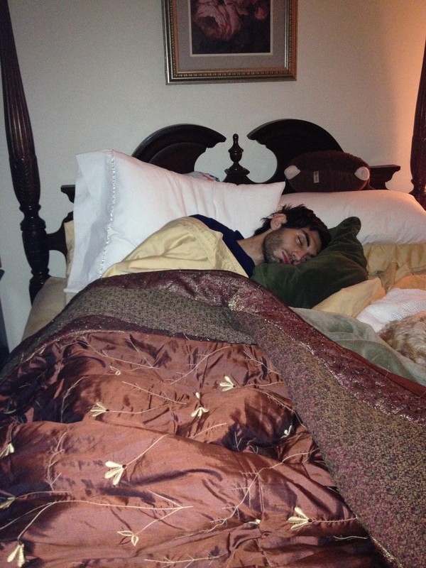 Resting at home Resting at home