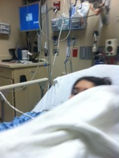 Taylor in one of her hospital stays.... Taylor in one of her hospital stays....