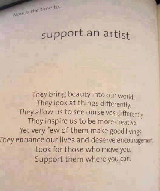 support an artist support an artist