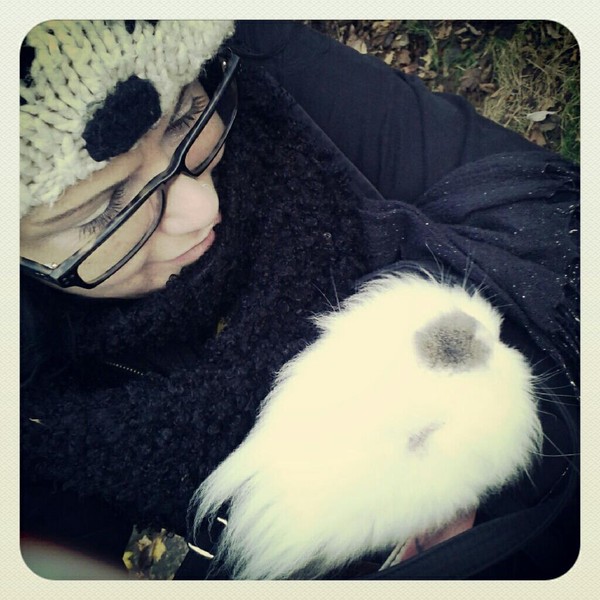 Out for walkies. :) Out for walkies. :)