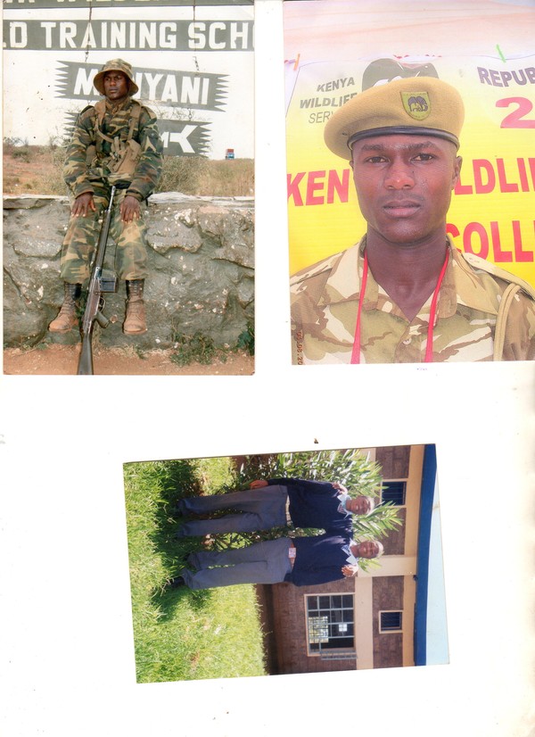 Douglas during the training and with the KWS uniform Douglas during the training and with the KWS uniform