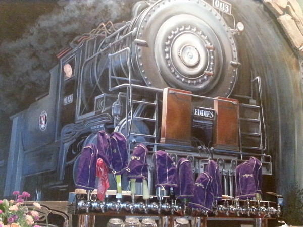 David Hose Train Mural David Hose Train Mural