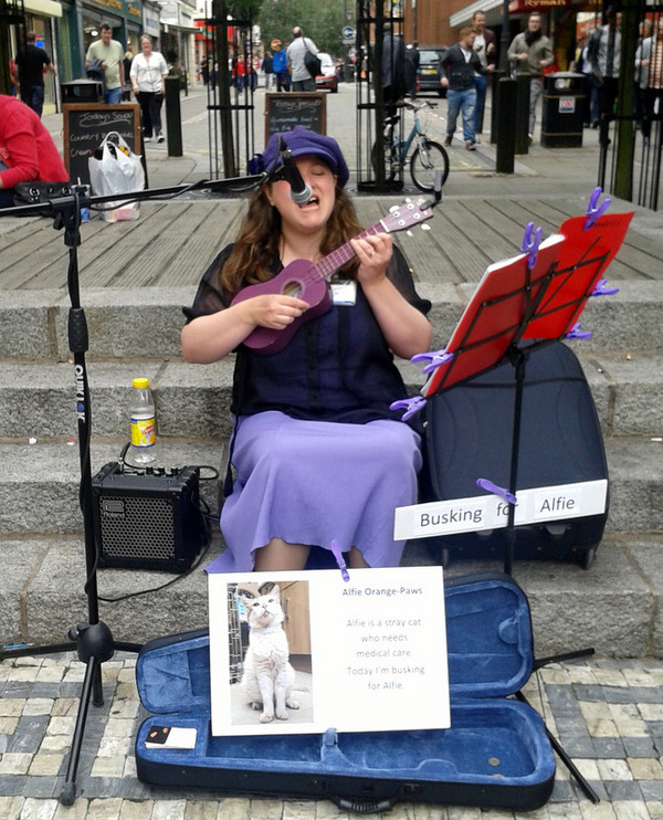 Hollie-Sue, singing for Alfie :-) Hollie-Sue, singing for Alfie :-)