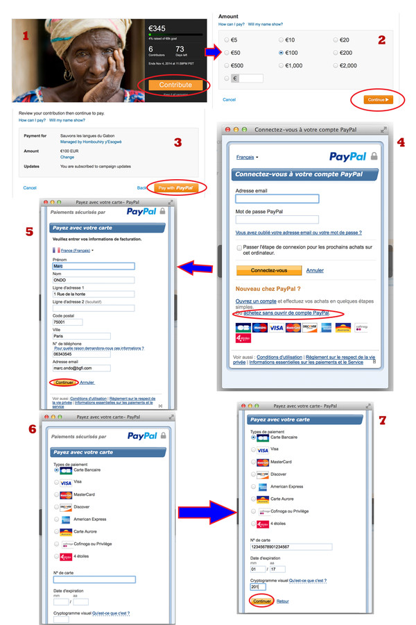 Comment participer avec une CB Visa Comment participer avec une CB Visa