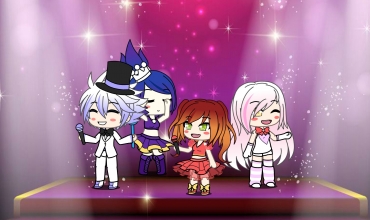 Gacha Life desktop wallpaper stage