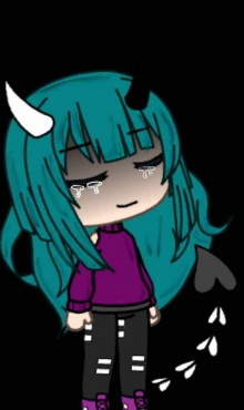 Gacha Life mobile wallpaper tears