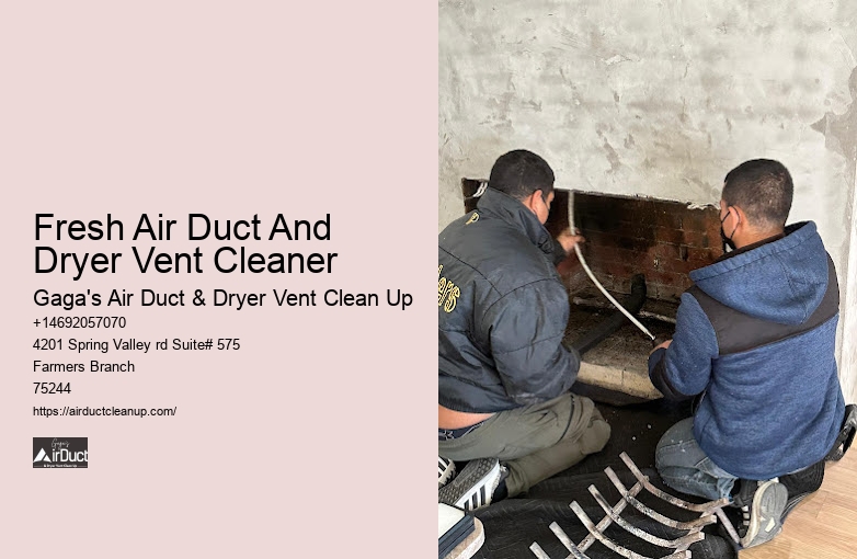 Fresh Air Duct And Dryer Vent Cleaner