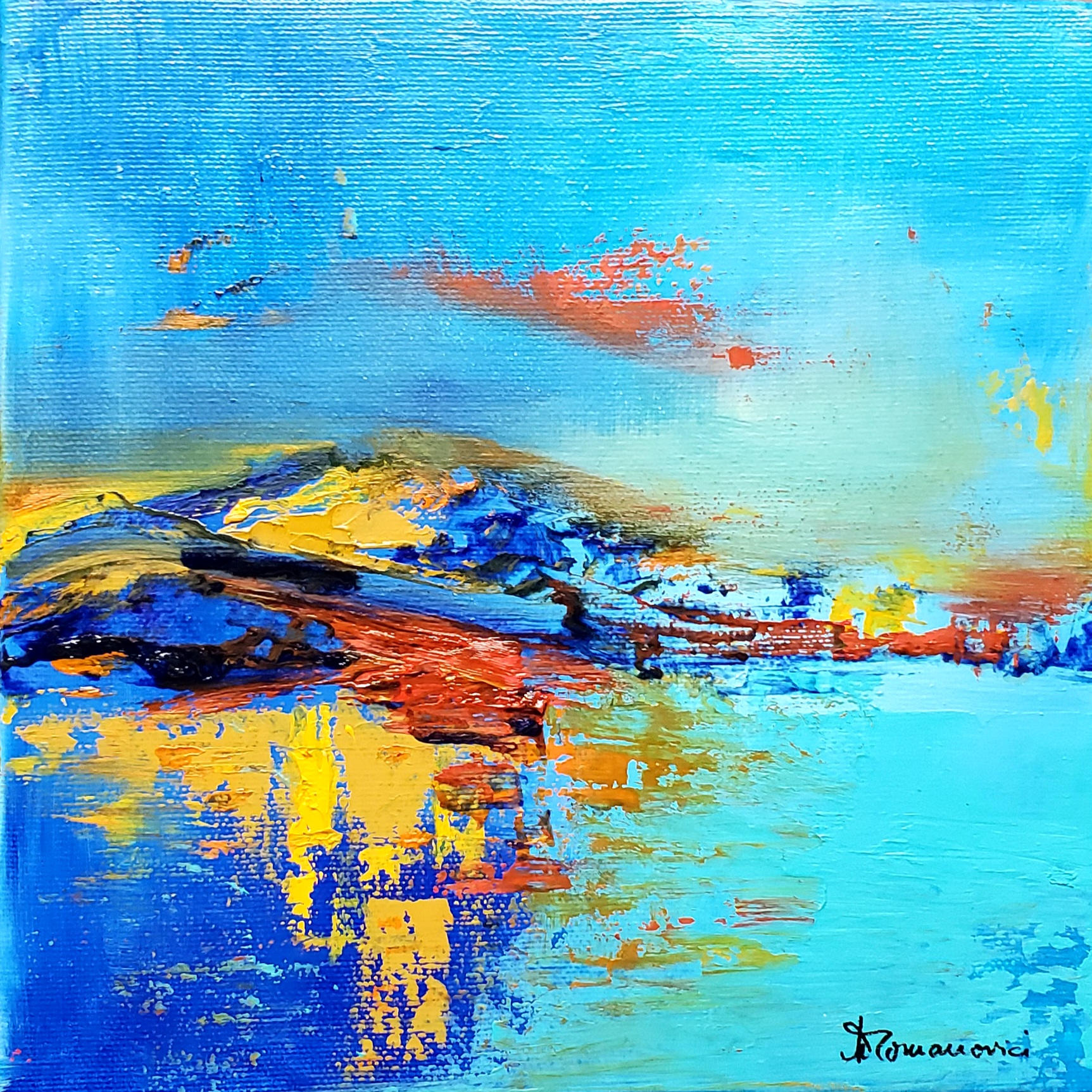 SMALL ABSTRACT 2, by the artist Maggie Romanovici Gallea