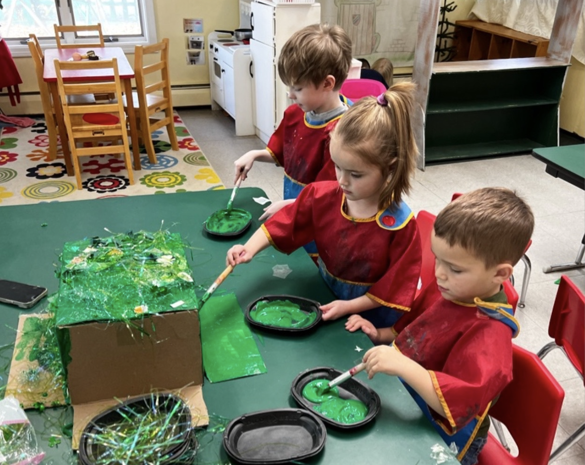 Morning-only Preschool: Canton Community Nursery School Logo