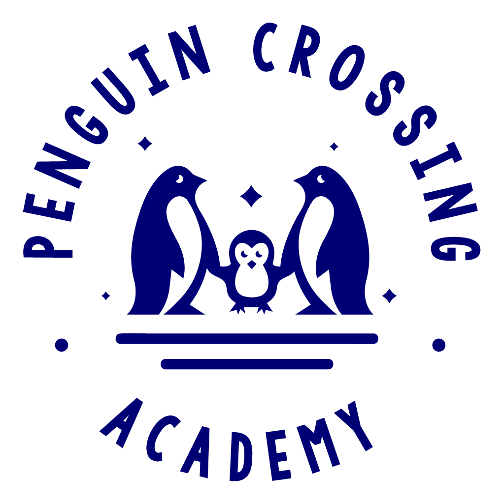 Penguin Crossing Academy Logo