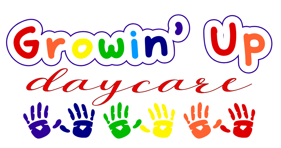 Growin' Up Licensed Home Daycare Logo