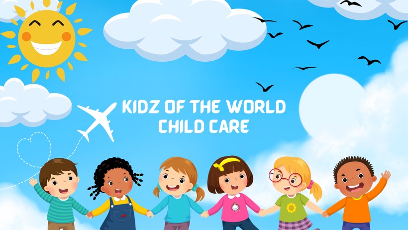  Kidz Of The World Child Care Logo