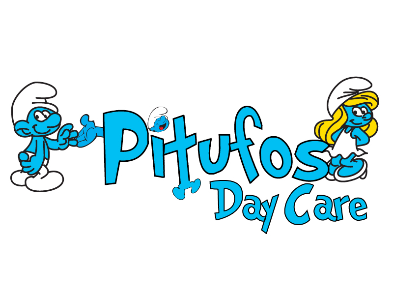Pitufos Day Care Logo