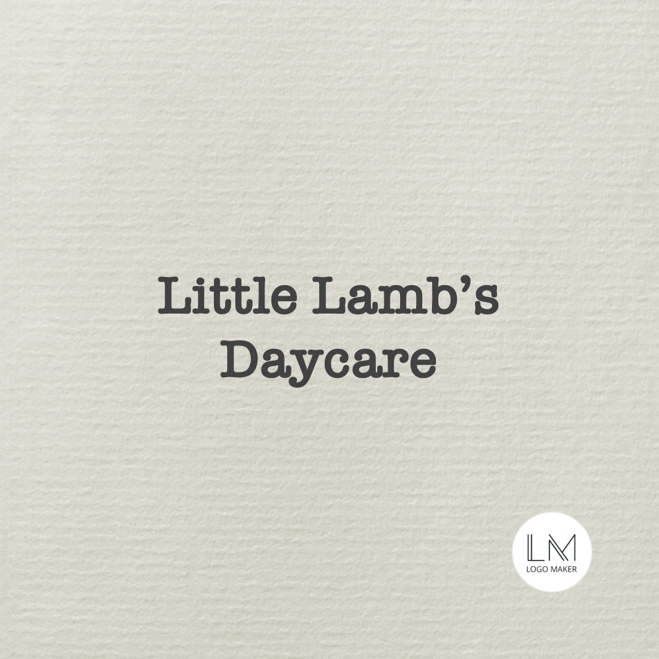 Vasquez, Anne-lise Dba Little Lambs Daycare Logo