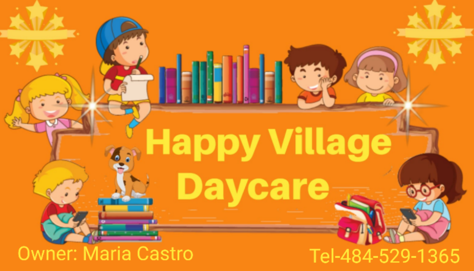 Happy Village Daycare Logo