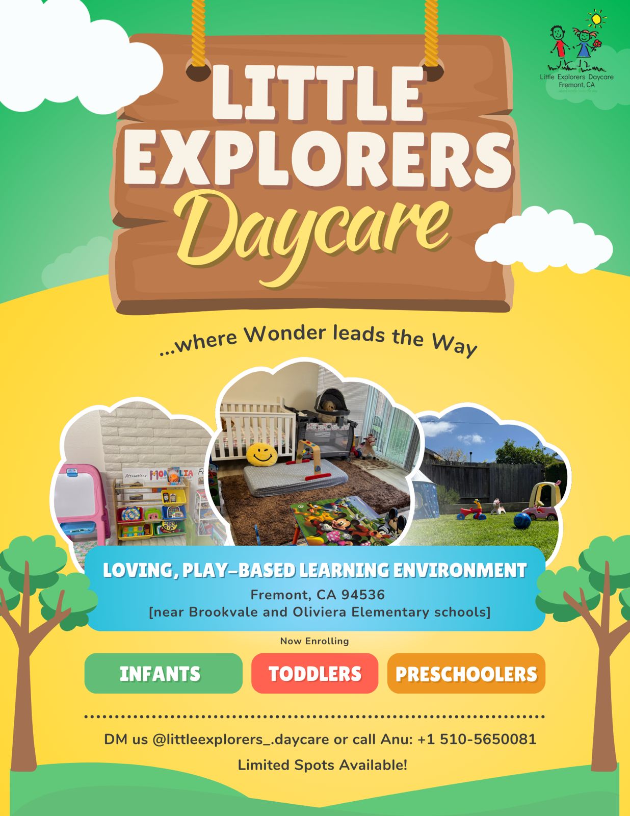 Little Explorers Daycare Logo