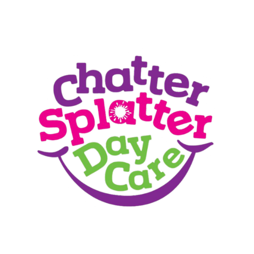 Chatter Splatter Daycare Logo