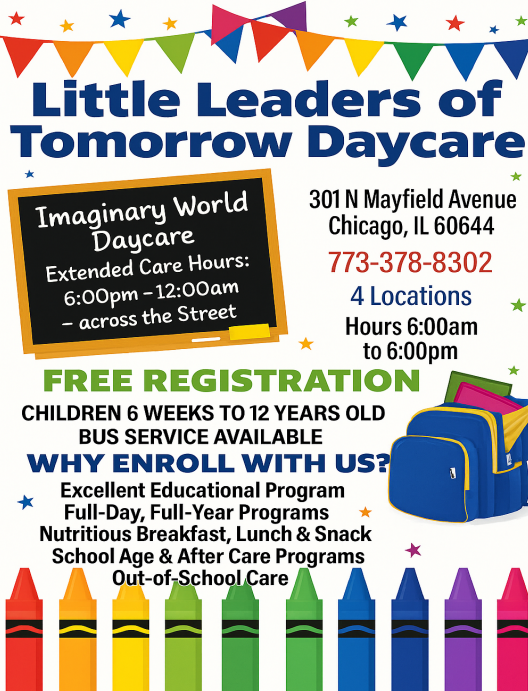 Little Leaders Of Tomorrow Day Care Centers Logo