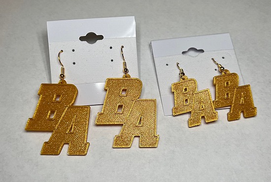 Earrings - BA - Sparkle Gold