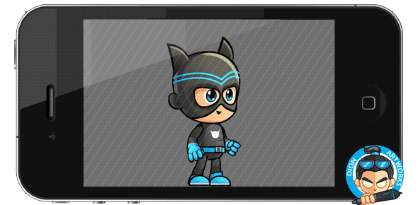 Super Boys Game Character Sprites