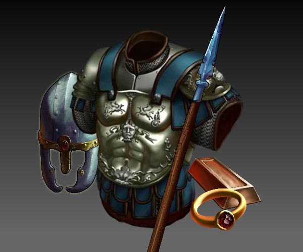 100 RPG items royalty free game art
