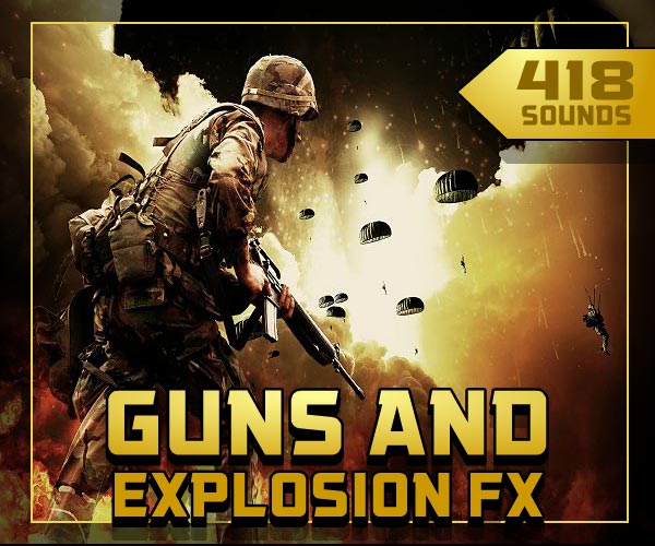Guns & Explosions Sound Effects Game Art Partners