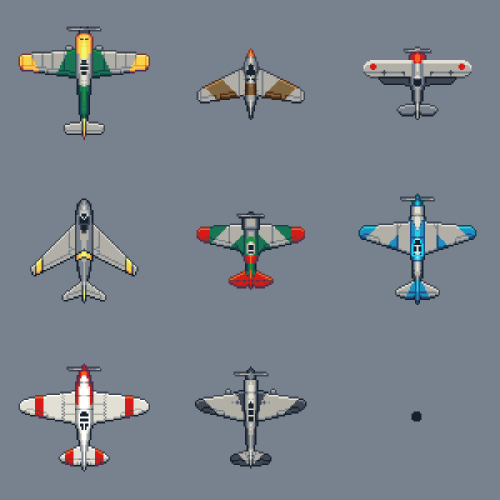 Fighter Jet Pixel Art Fighter Jet Pixel Art