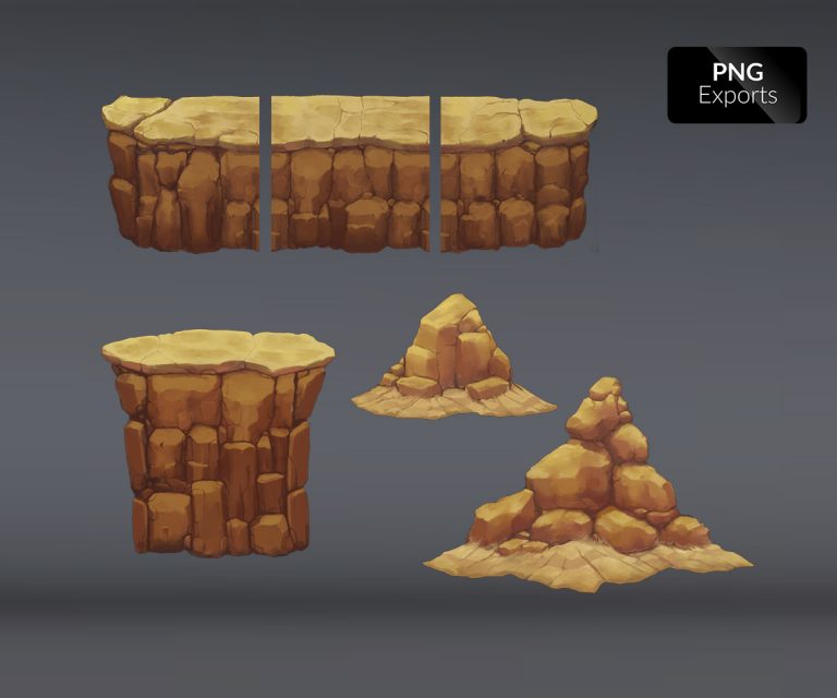 Desrt Tile Desert-tile-set-preview-1 | Game Art Partners