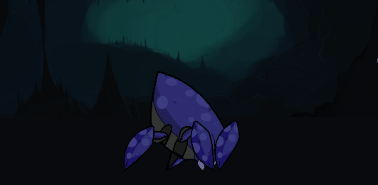 Alien Mutant Mine Crawler - Royalty free game art - gif preview