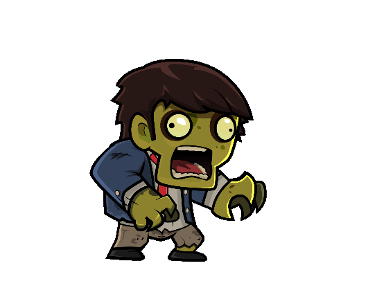 Male Zombie 01 - Royalty free game art - gif preview
