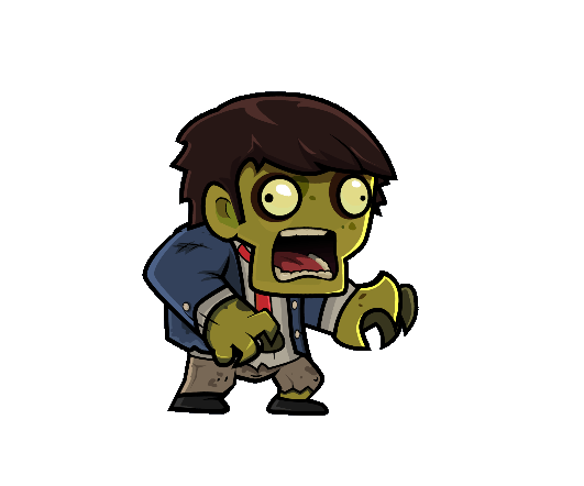 Male Zombie 01 - Royalty free game art - gif preview
