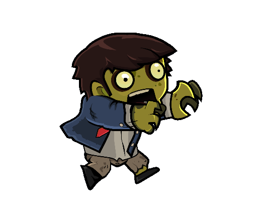 Male Zombie 01 - Royalty free game art - gif preview