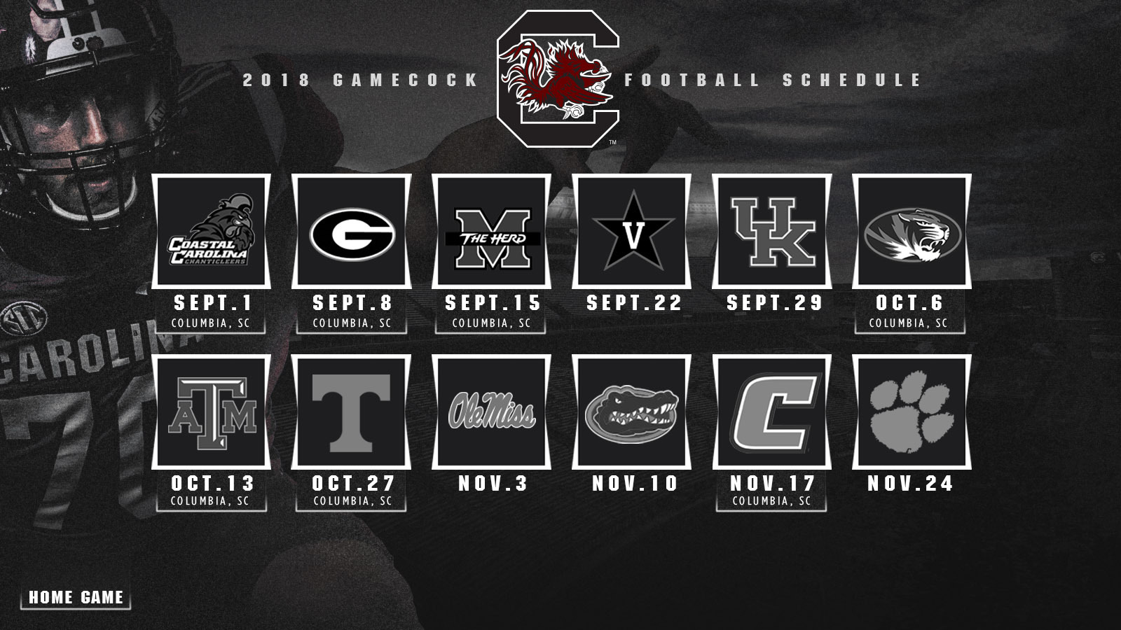 South Carolina Gamecocks Schedule Examples And Forms