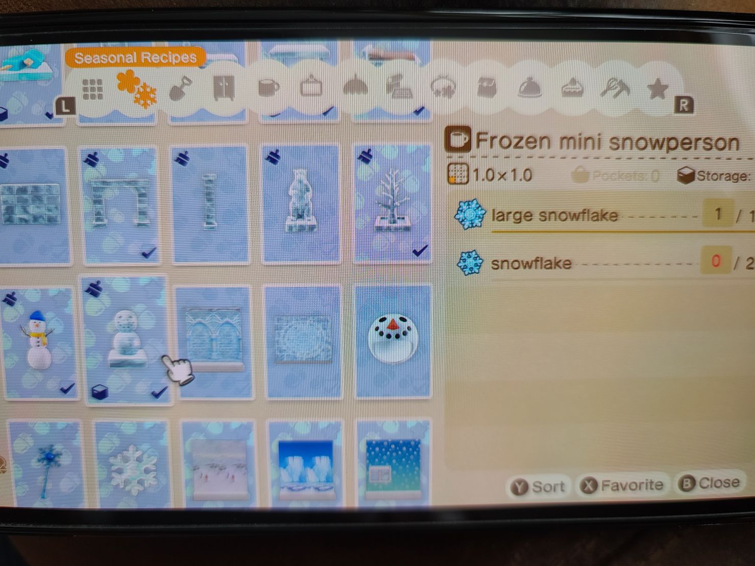 ACNH Snowman (Snowboy) How To Make Perfect Snowman & DIY Recipes