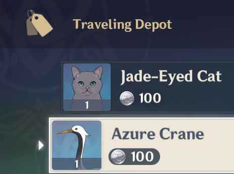 Genshin Impact | Azure Crane How To Craft & How To Get Blueprint - GameWith