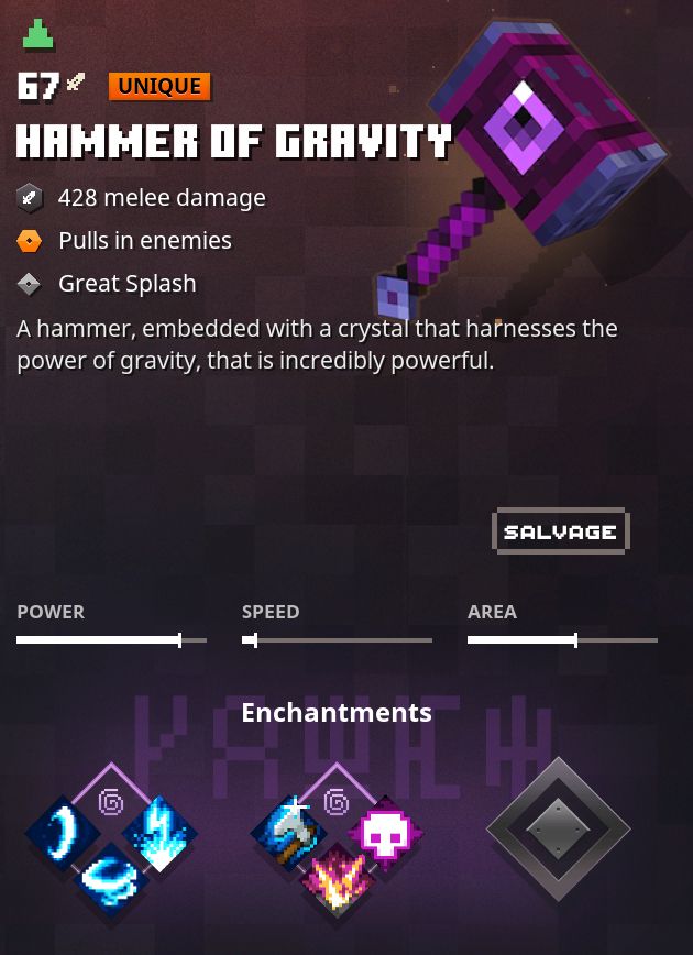 Hammer Of Gravity Minecraft Dungeons GameWith
