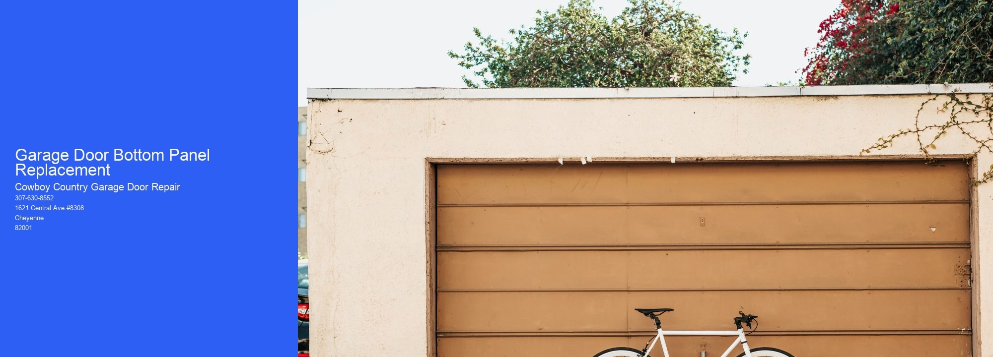 Garage Door Bottom Panel Replacement