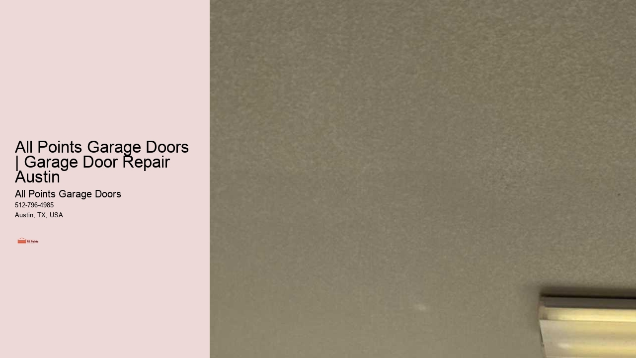All Points Garage Doors | Garage Door Repair Austin