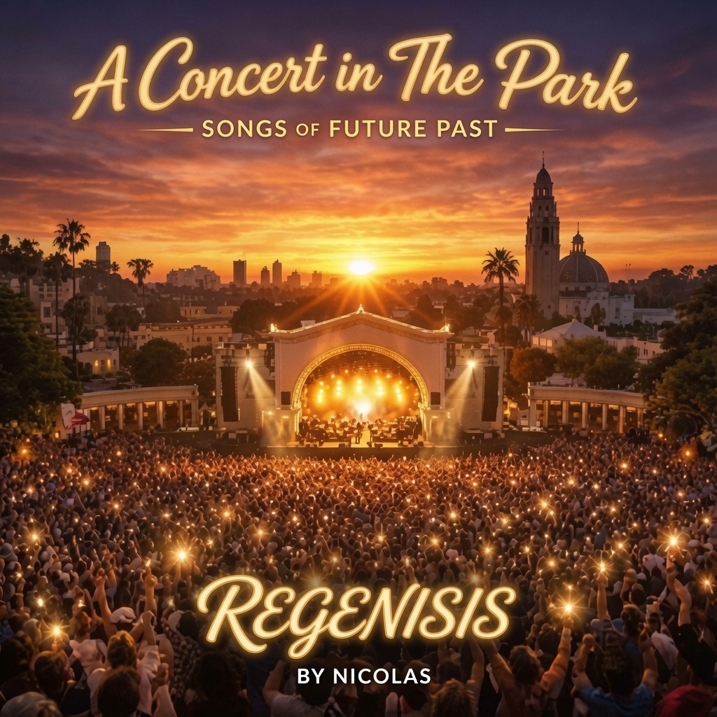 A Concert in the Park Songs of Future past artwork