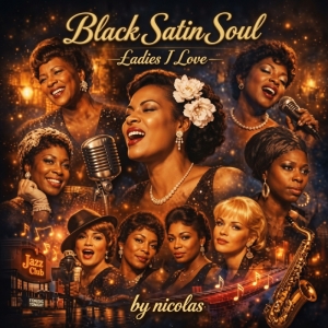 Black Satin Soul Ladies I love artwork