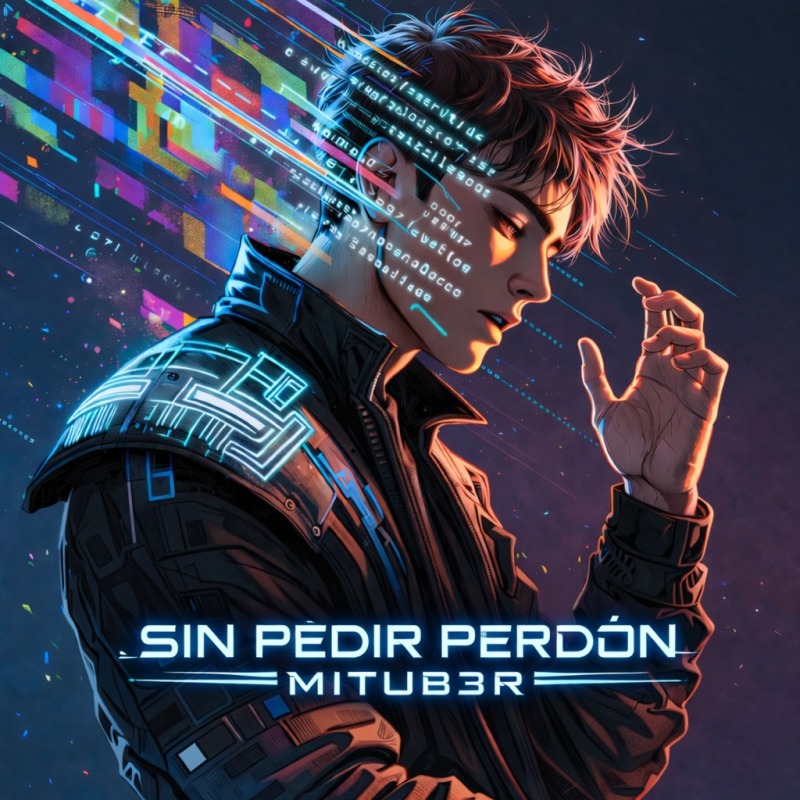 Artwork oficial de Sin Pedir Perdón de MITUB3R