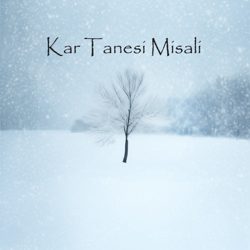 Kar Tanesi Misali kapak