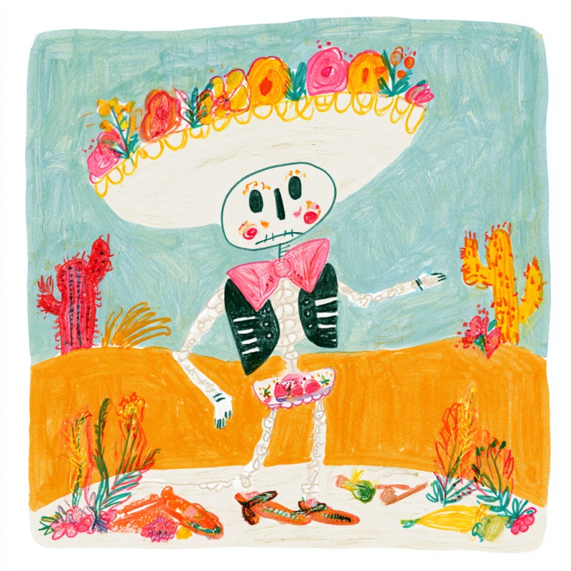 Day of Remembrance (Día de los Muertos): cover artwork